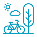 Cycle connections icon