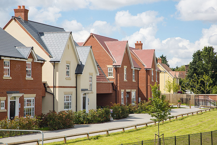 An image of new homes previously delivered by Bloor