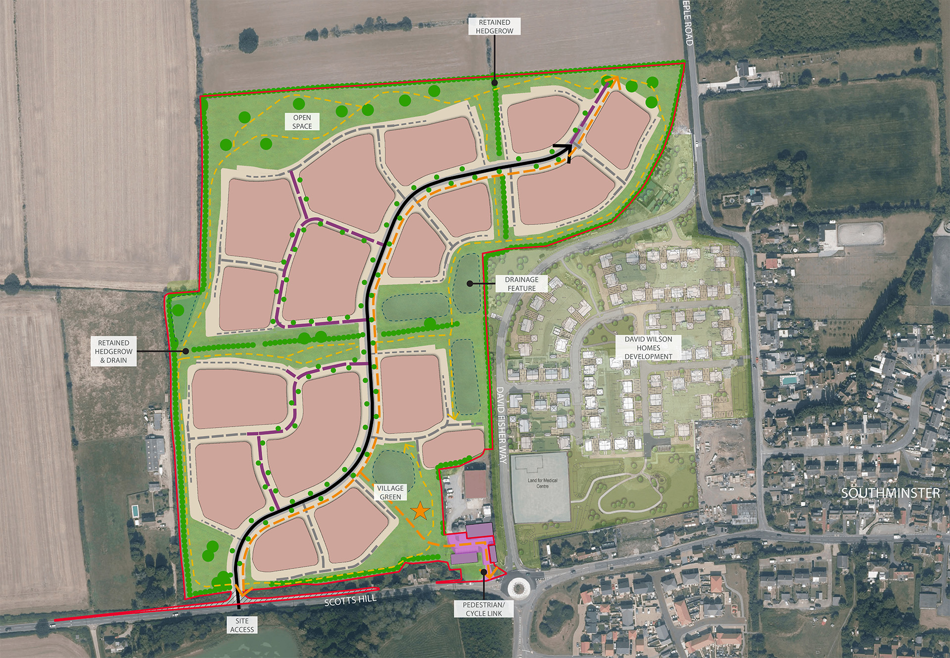 The revised masterplan